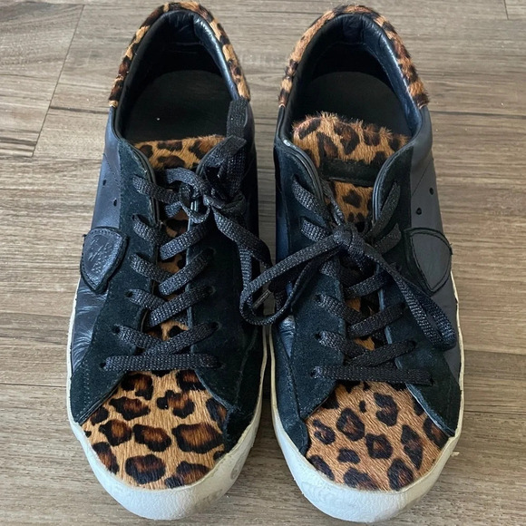 Philippe Model Paris  Leo Fluo sneakers Sz 38 - Picture 2 of 12